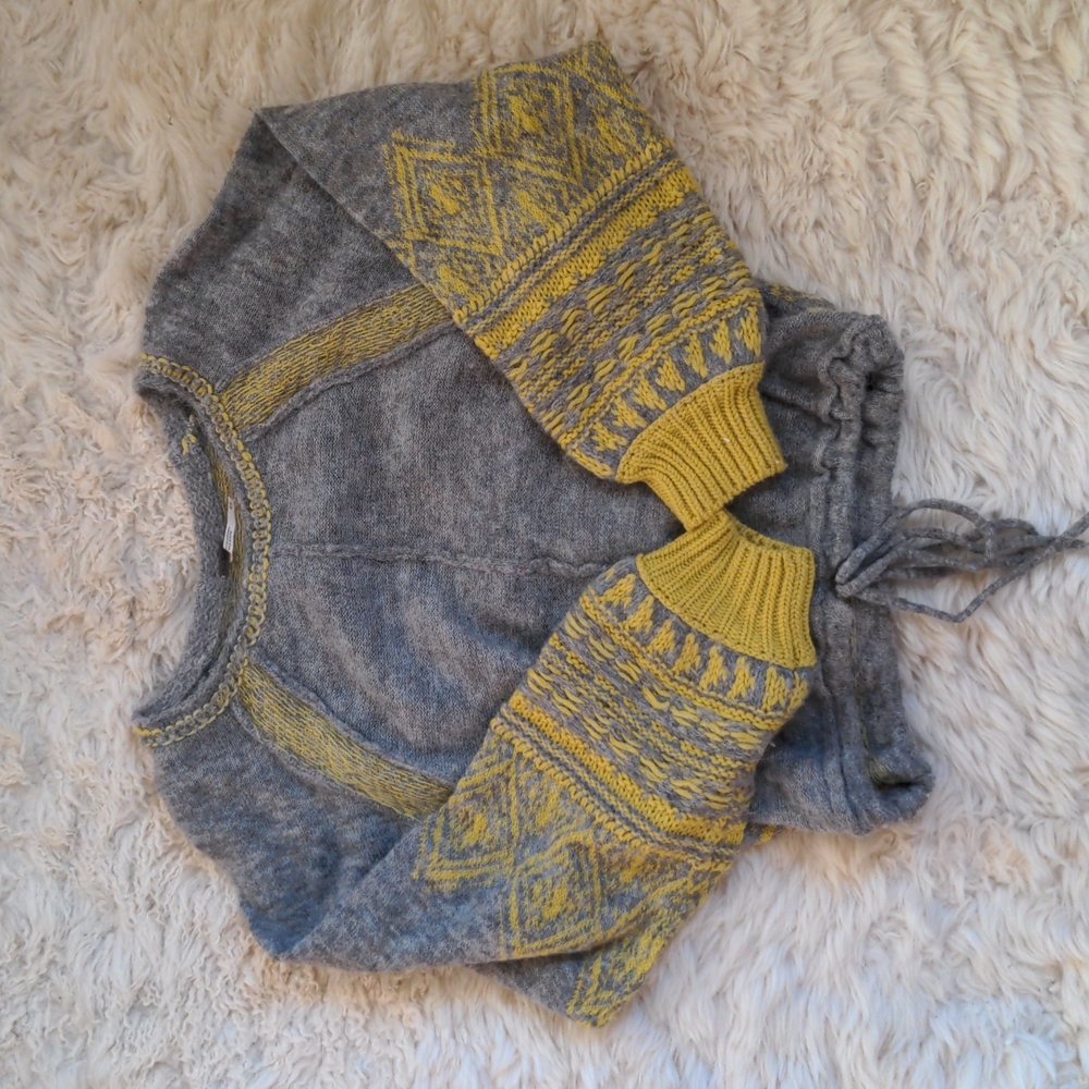 XS Free People Intarsia Sweater